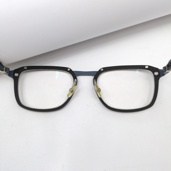 Face a Face Paris Scott 3 TM01 Eyeglasses Mens 51-20-142 Black Blue Titanium - Picture 3 of 13